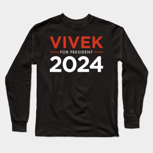 Vivek Ramaswamy For President 2024 (1) Long Sleeve T-Shirt